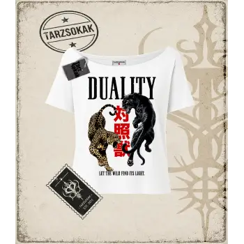 DUALITY Kadın Kayık Yaka Tişört