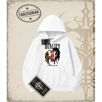 DUALITY Oversize Unisex Kapşonlu Sweatshirt