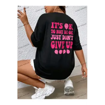 DÜZ  6 BASKISIZ Baskılı Oversize Kalıp Unisex T-shirt
