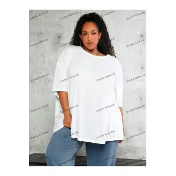 DÜZ  6 BASKISIZ Baskılı Oversize Kalıp Unisex T-shirt