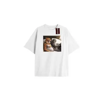 Energetic Baskılı Oversize Kalıp Unisex T-shirt