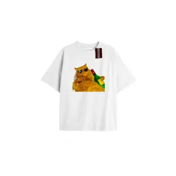 Energetic Baskılı Oversize Kalıp Unisex T-shirt
