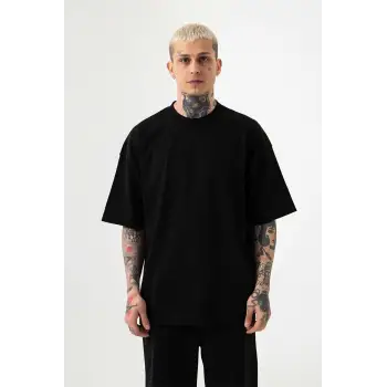 Erkek Oversize Kısa Kollu