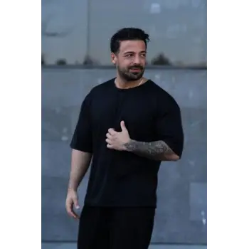 Erkek Oversize Pamuklu Nefes Alan