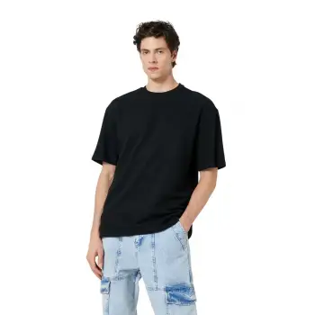 Erkek Rahat Kısa Kollu Oversize