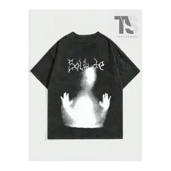 Erkek Yazılı Baskılı T-shirt