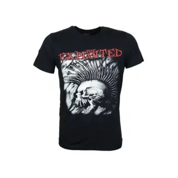 Exploited Punks Not Dead Metal Band Baskılı Penye Tişört