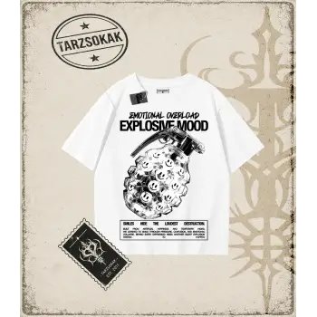 EXPLOTION MOOD Oversize Unisex Tişört