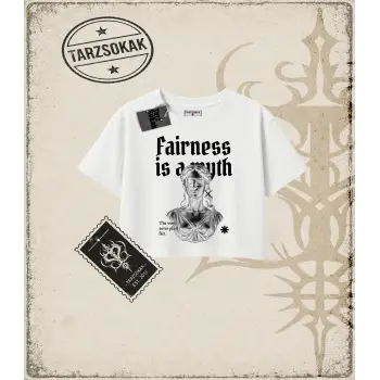 FAIRNESS Kadın Crop Tişört