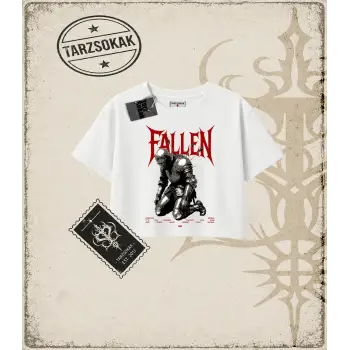 FALLEN Kadın Crop Tişört