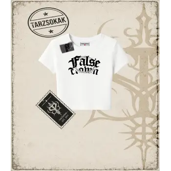FALSE CLOWN Kadın Baby Tee