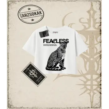 FEARLESS Kadın Crop Tişört