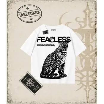 FEARLESS Oversize Unisex Tişört
