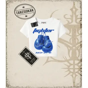 FIGHTER Kadın Baby Tee