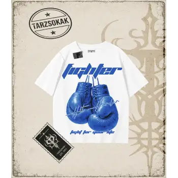 FIGHTER Oversize Unisex Tişört