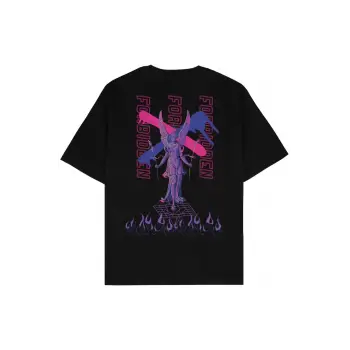 Forbidden Siyah Oversize Unisex T-shirt
