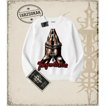 FORGIVENESS Oversize Unisex Bisiklet Yaka Sweatshirt