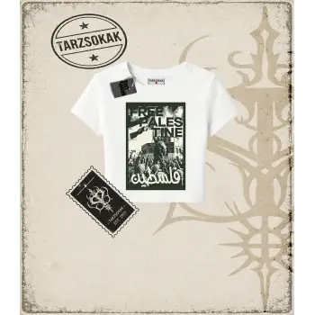 FREEPALESTINE   Kadın Baby Tee