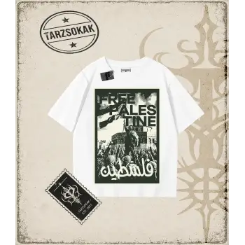FREEPALESTINE   Oversize Unisex Tişört