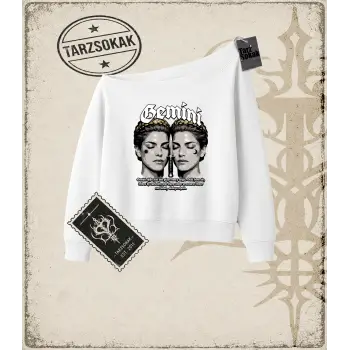 GEMINI Kadın Kayık Yaka Sweatshirt
