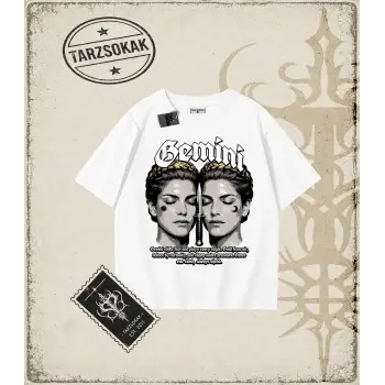 GEMINI Oversize Unisex Tişört