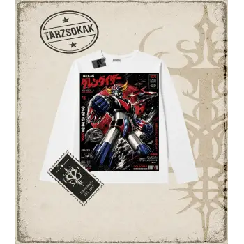 Goldorak Anime Baskılı Long Sleeve