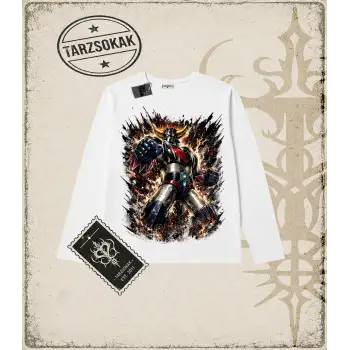 Goldorak Anime Baskılı Long Sleeve