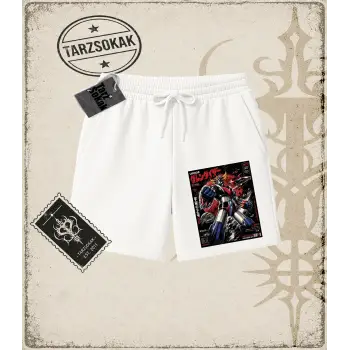 Goldorak Anime Baskılı Unisex Şort