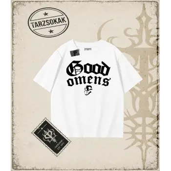 GOOD OMENS Oversize Unisex Tişört