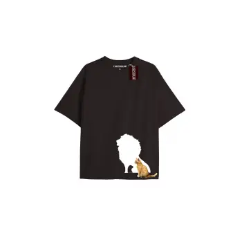 GoodLuck Baskılı Oversize Kalıp Unisex T-shirt