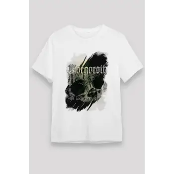 Gorgoroth Baskılı Unisex Beyaz Tişört