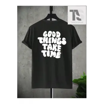 Goth Erkek Yarasa Baskılı Tişört