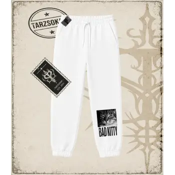 Gotik & Grunge STREETWEAR BAD KITTY Unisex Jogger Eşofman Altı