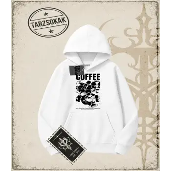Gotik & Grunge STREETWEAR COFFE DREAM Kapşonlu Sweatshirt