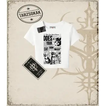 Gotik & Grunge STREETWEAR Does Your Cat Know  Baby Tee