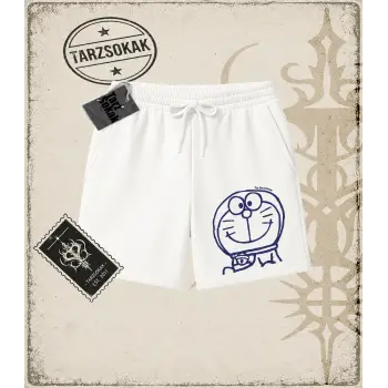 Gotik & Grunge STREETWEAR Doraemon Unisex Şort
