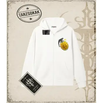 Gotik & Grunge STREETWEAR GRENADE Hırka & Çeket Fermuarlı Sweatshirt