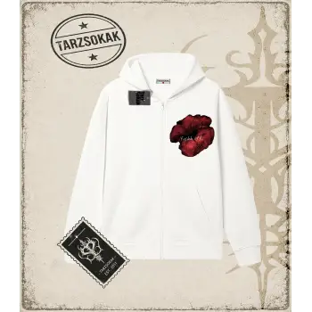 Gotik & Grunge STREETWEAR LIPS OFF Hırka & Çeket Fermuarlı Sweatshirt