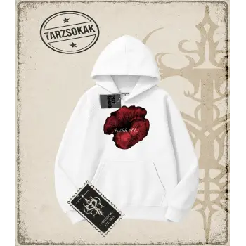 Gotik & Grunge STREETWEAR LIPS OFF Kapşonlu Sweatshirt