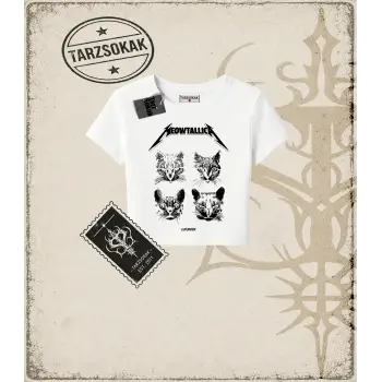 Gotik & Grunge STREETWEAR MEOWTALLICA Baby Tee