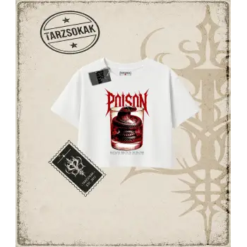 Gotik & Grunge STREETWEAR POISON Crop Tişört