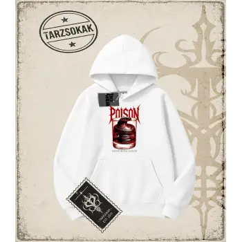 Gotik & Grunge STREETWEAR POISON Kapşonlu Sweatshirt