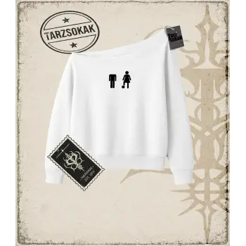 Gotik & Grunge STREETWEAR RETRO (5) Kayık Yaka Sweatshirt
