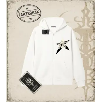Gotik & Grunge STREETWEAR RETRO STAR GRIL Hırka & Çeket Fermuarlı Sweatshirt