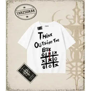 Gotik & Grunge STREETWEAR THINK OUTSIDE THE BOX Tişört