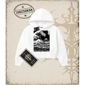 GREATWAVE Kadın Crop Kapşonlu Sweatshirt