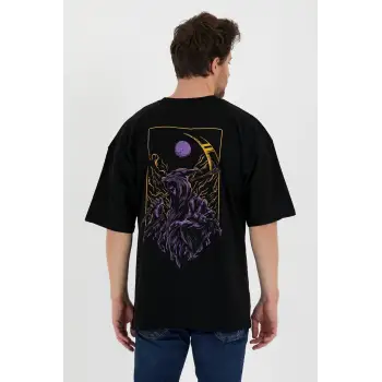 Grim Reaper Siyah Oversize Unisex T-shirt