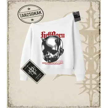 HELLBORN Kadın Kayık Yaka Sweatshirt