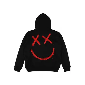 Hellboy Siyah Oversize Unisex Kapüşonlu Sweatshirt Hoodie
