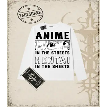 Hentai Anime Baskılı Long Sleeve